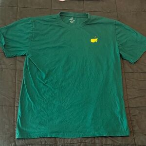 Masters Champions Green Tee with Yellow Logo